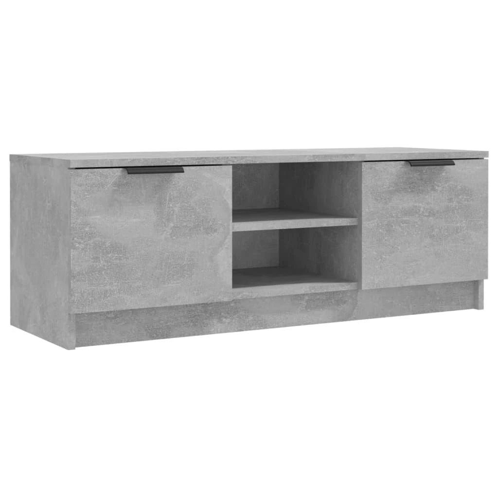 TV staliukas Televizoriaus spintelė, betono pilka, 102x35x36,5cm, mediena