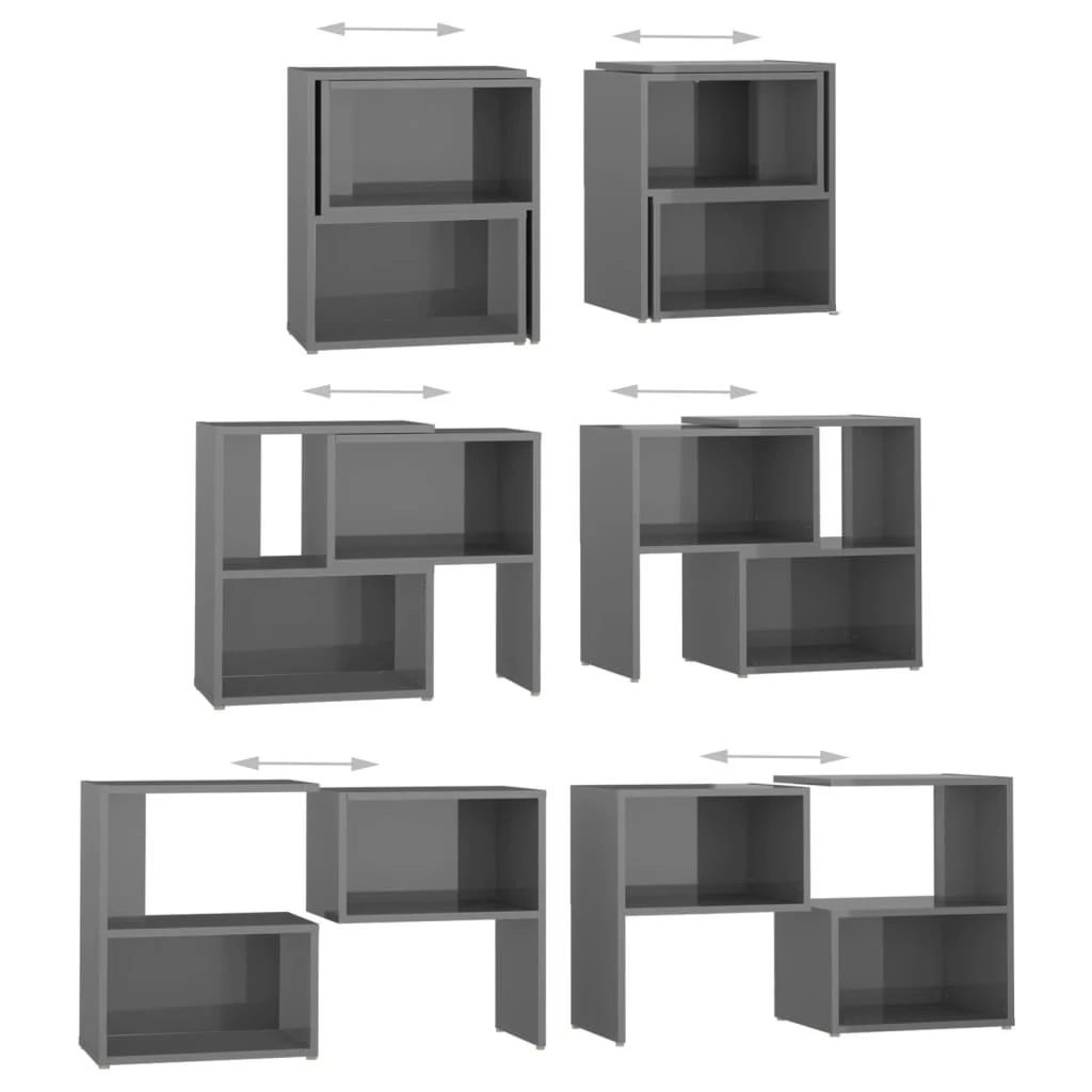 TV staliukas Televizoriaus spintelė, pilka, 104x30x52cm, apdirbta mediena
