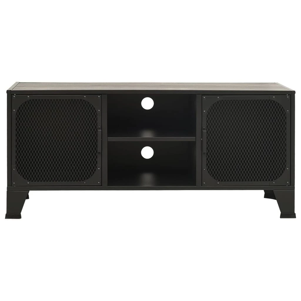 TV staliukas Televizoriaus spintelė, pilka, 105x36x47cm, metalas ir MDF