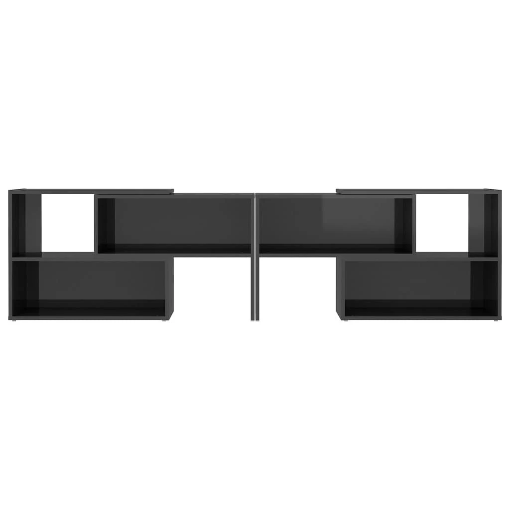 TV staliukas Televizoriaus spintelė, pilka, 149x30x52cm, apdirbta mediena