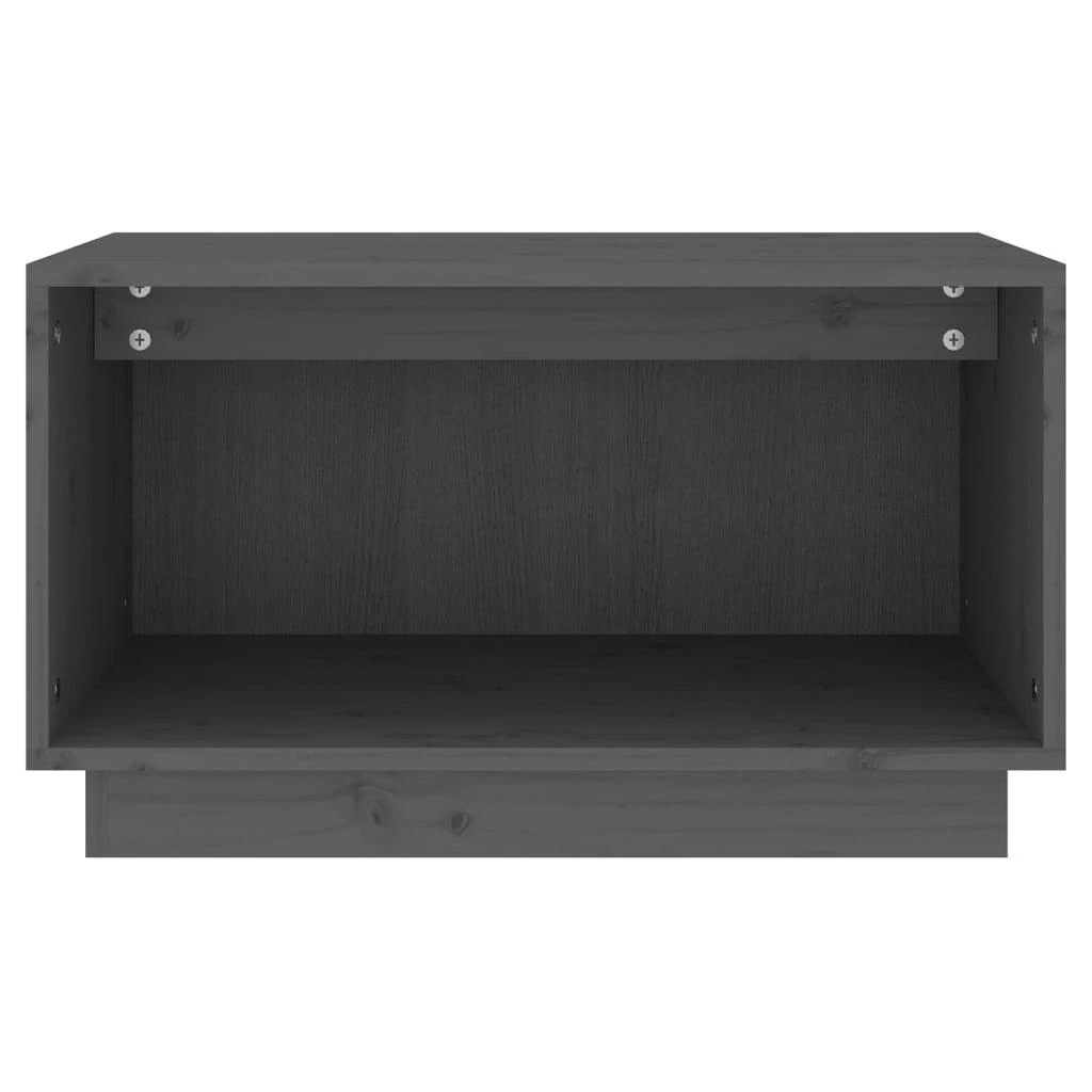 TV staliukas Televizoriaus spintelė, pilka, 60x35x35cm, pušies masyvas