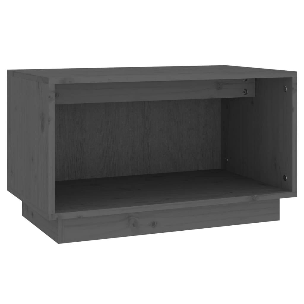 TV staliukas Televizoriaus spintelė, pilka, 60x35x35cm, pušies masyvas