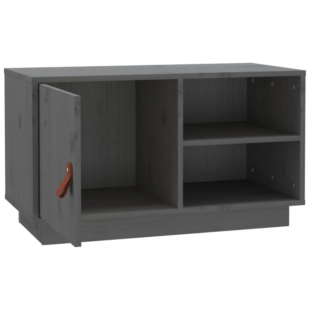 TV staliukas Televizoriaus spintelė, pilka, 70x34x40cm, pušies masyvas