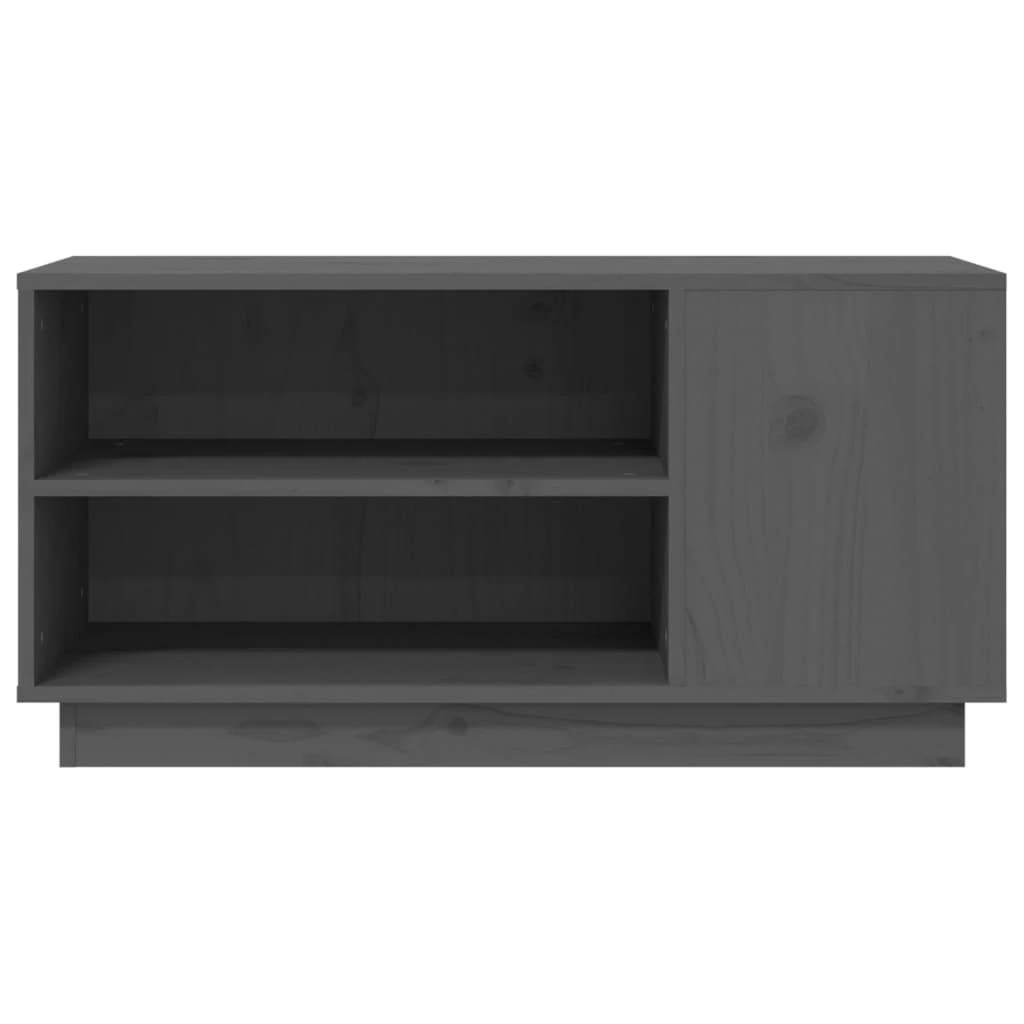 TV staliukas Televizoriaus spintelė, pilka, 80x35x40,5cm, pušies masyvas
