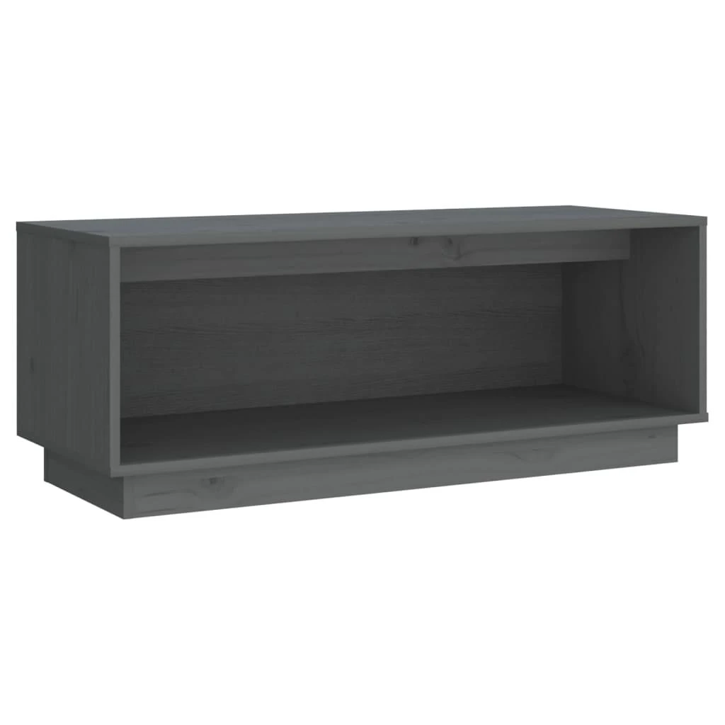 TV staliukas Televizoriaus spintelė, pilka, 90x35x35cm, pušies masyvas