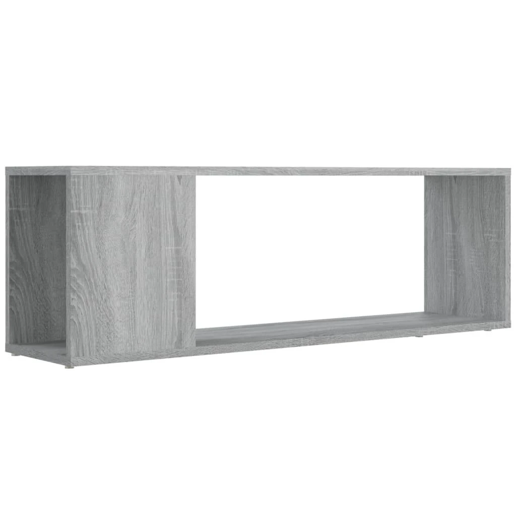 TV staliukas Televizoriaus spintelė, pilka ąžuolo, 100x24x32cm, mediena
