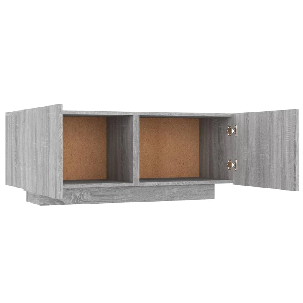 TV staliukas Televizoriaus spintelė, pilka ąžuolo, 100x35x40cm, mediena