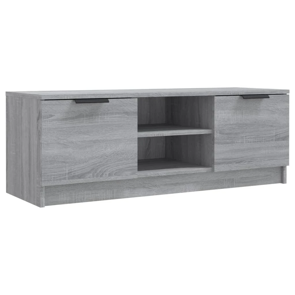TV staliukas Televizoriaus spintelė, pilka ąžuolo, 102x35x36,5cm, mediena