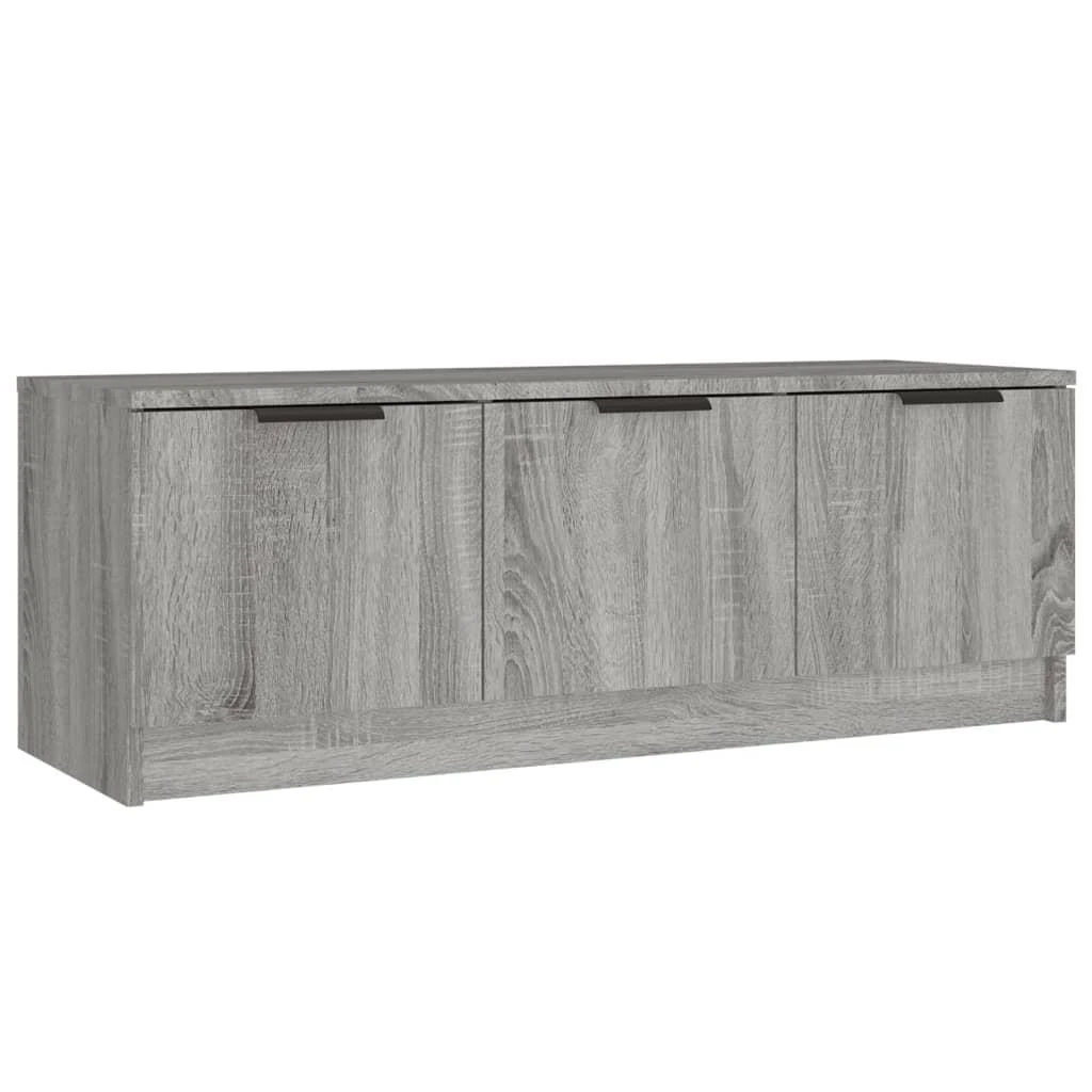 TV staliukas Televizoriaus spintelė, pilka ąžuolo, 102x35x36,5cm, mediena