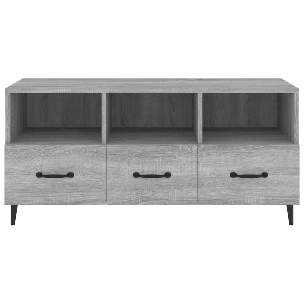 TV staliukas Televizoriaus spintelė, pilka ąžuolo, 102x35x50cm, mediena