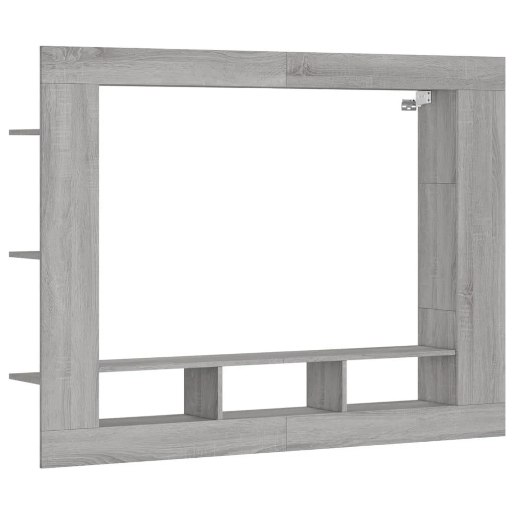 TV staliukas Televizoriaus spintelė, pilka ąžuolo, 152x22x113cm, mediena