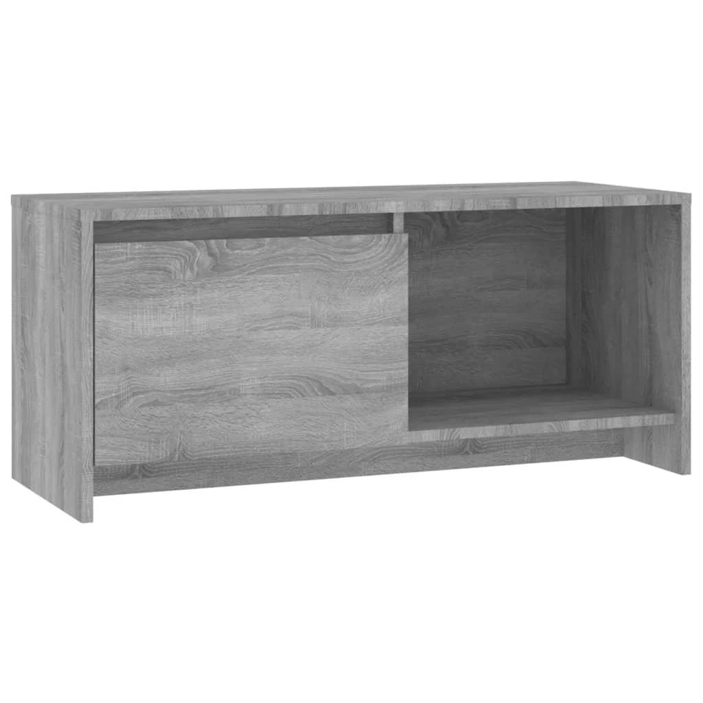 TV staliukas Televizoriaus spintelė, pilkos ąžuolo spalvos, 90x35x40cm, MDP