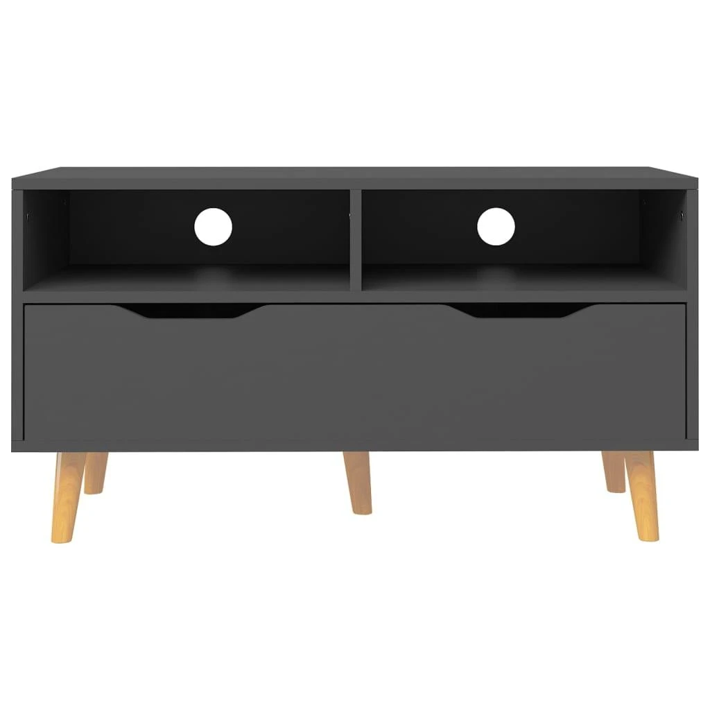 TV staliukas Televizoriaus spintelė, pilka, 90x40x48,5cm, apdirbta mediena