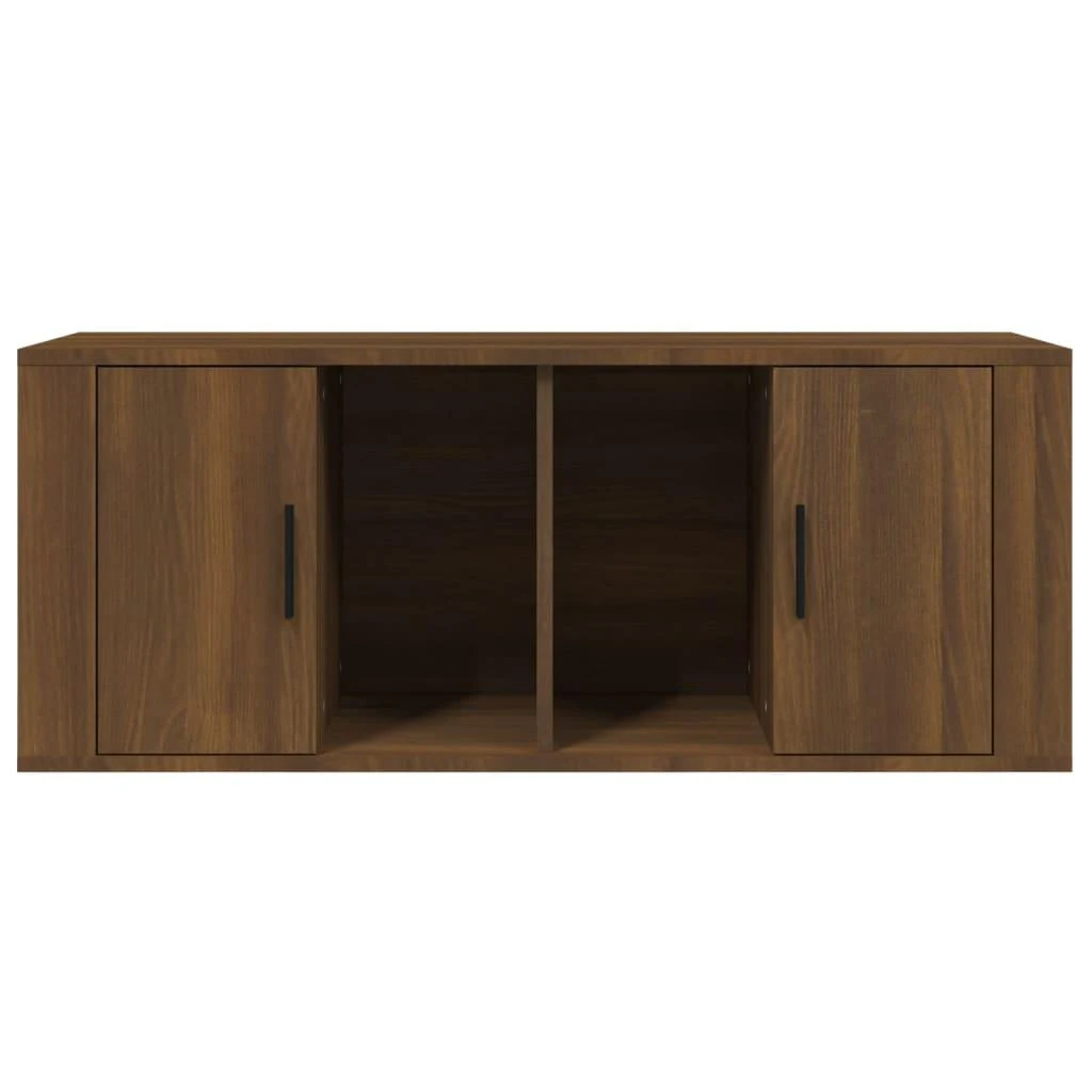TV staliukas Televizoriaus spintelė, ruda ąžuolo, 100x35x40cm, mediena