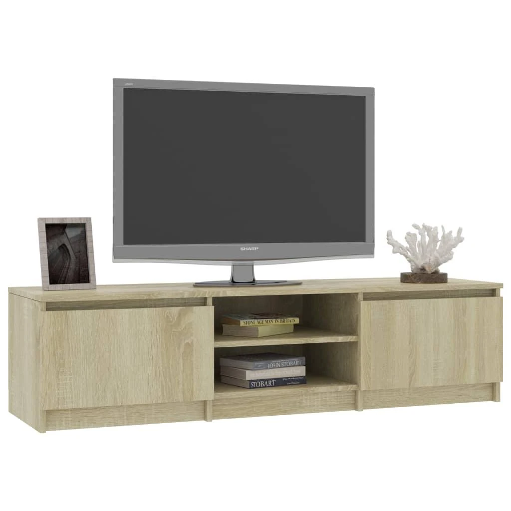 TV staliukas Televizoriaus spintelė, ąžuolo, 140x40x35,5cm, apdirbta mediena