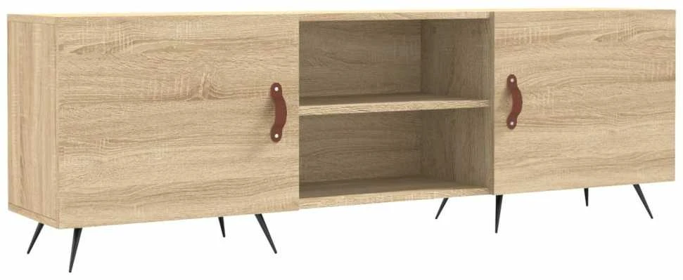 TV staliukas Televizoriaus spintelė, sonoma ąžuolo, 150x30x50cm, mediena