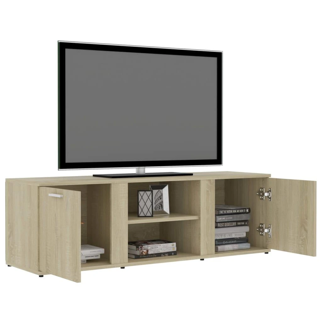 TV staliukas Televizoriaus spintelė, ąžuolo, 120x34x37cm, apdirbta mediena