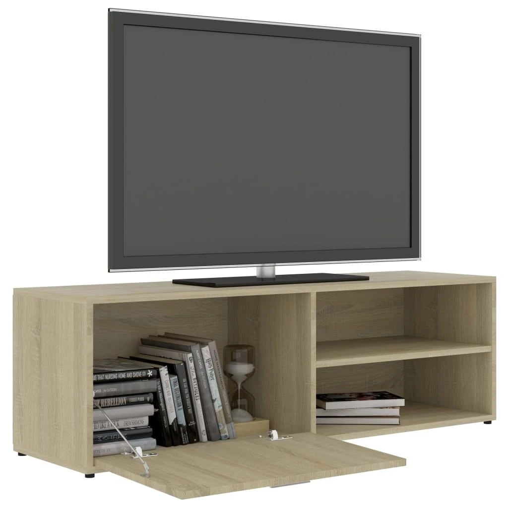 TV staliukas Televizoriaus spintelė, ąžuolo, 120x34x37cm, apdirbta mediena