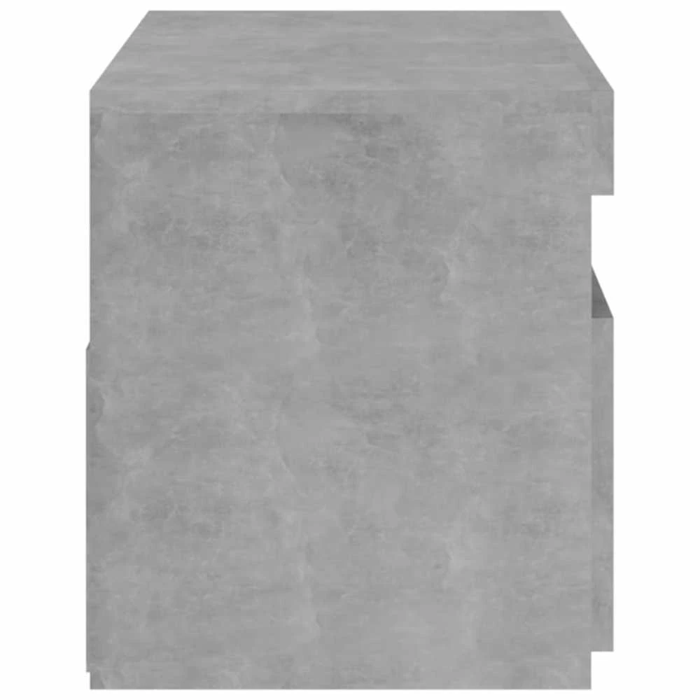 TV staliukas Televizoriaus spintelė su LED apšvietimu, betono, 75x35x40cm