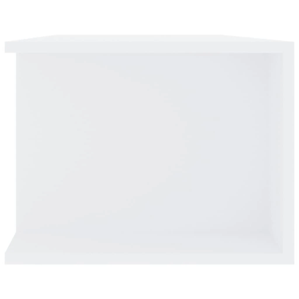 TV staliukas Televizoriaus spintelė su LED apšvietimu, balta, 135x39x30cm