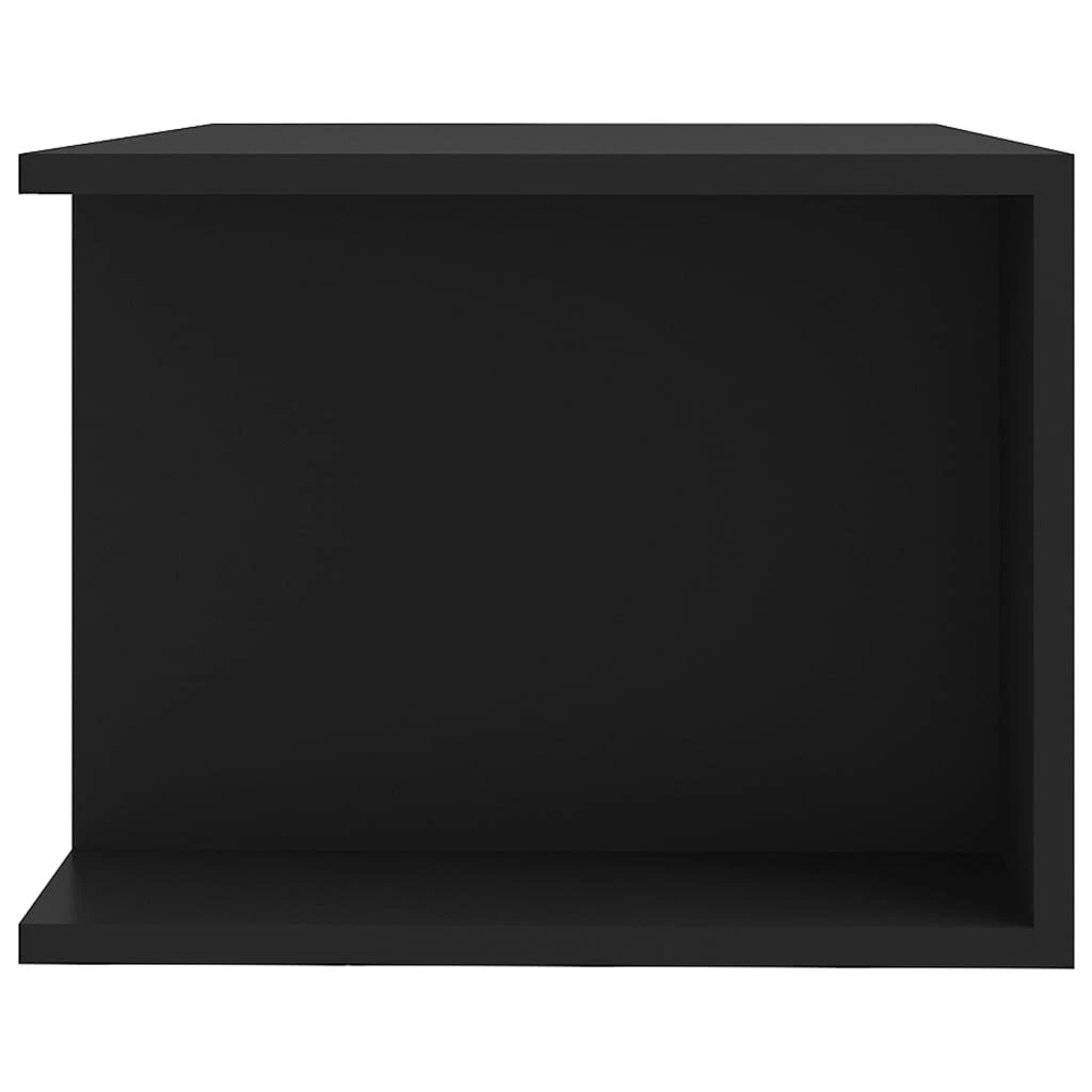 TV staliukas Televizoriaus spintelė su LED apšvietimu, juoda, 90x39x30cm