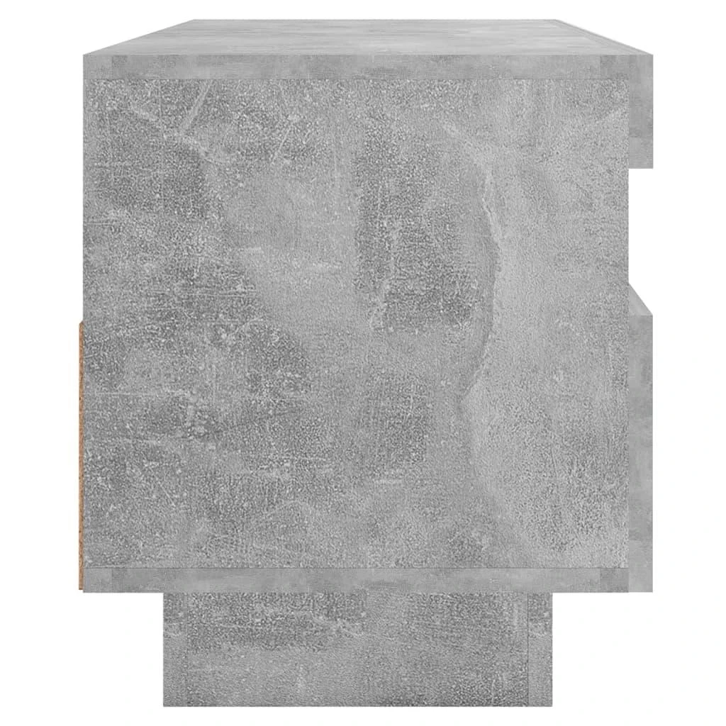 TV staliukas Televizoriaus spintelė su LED apšvietimu, pilka, 100x35x40cm