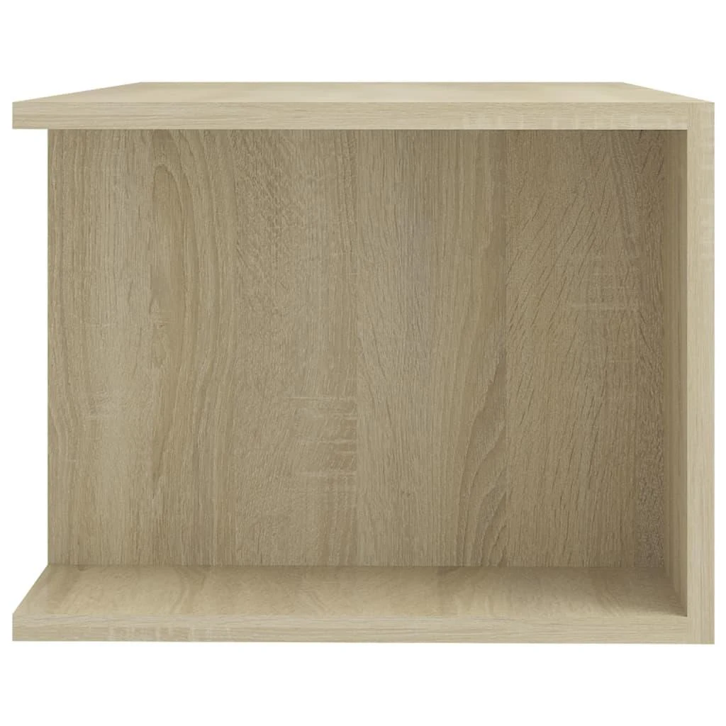 TV staliukas Televizoriaus spintelė su LED apšvietimu, ąžuolo, 90x39x30cm