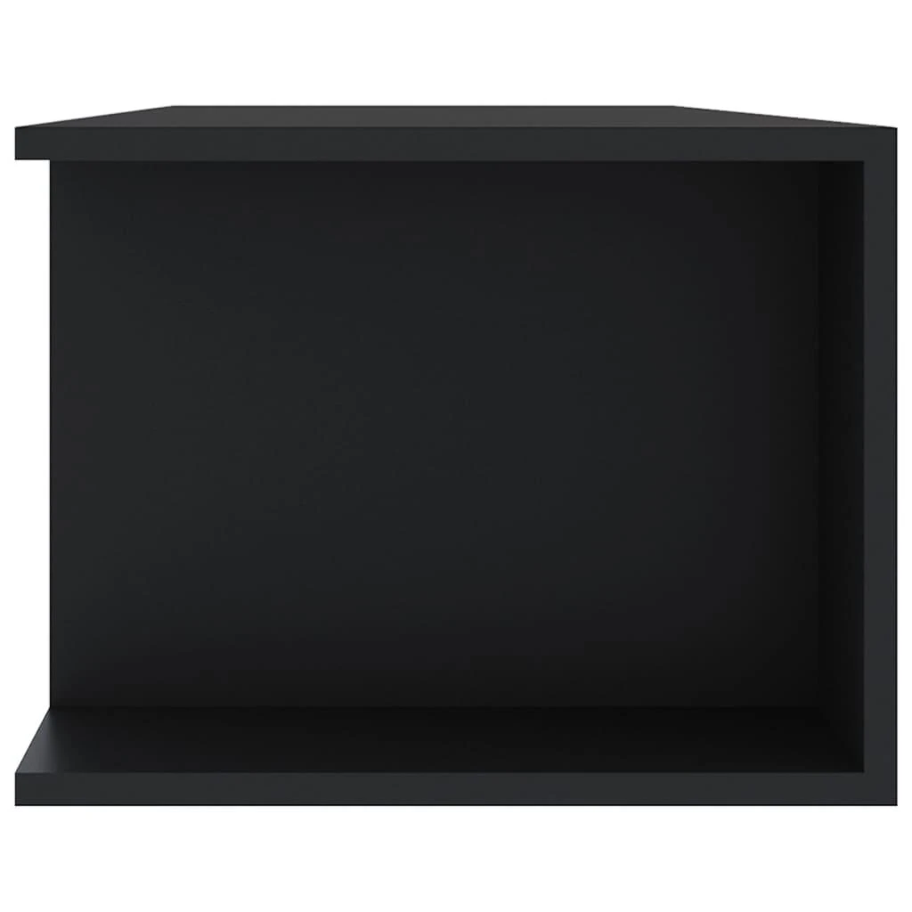TV staliukas Televizoriaus spintelė su LED apšvietimu, juoda, 135x39x30cm