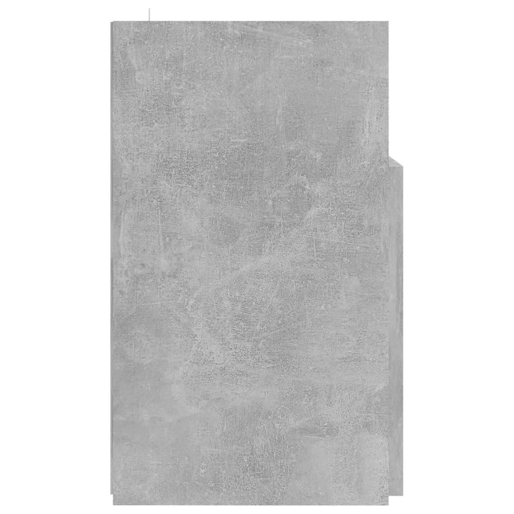 TV staliukas Televizoriaus spintelė su LED, betono pilka, 120x30x50cm