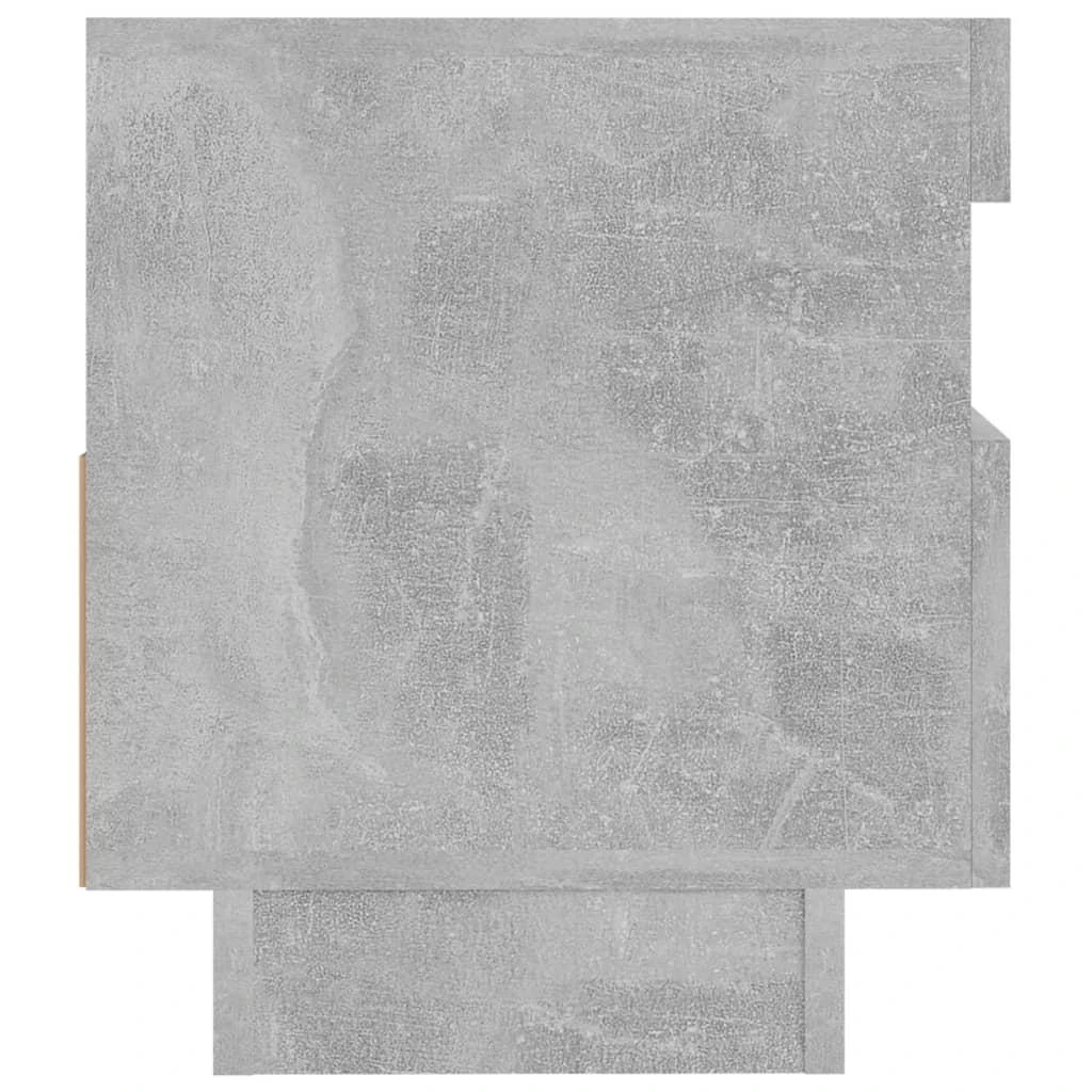 TV staliukas Televizoriaus spintelė su LED, betono pilka, 80x35x40cm