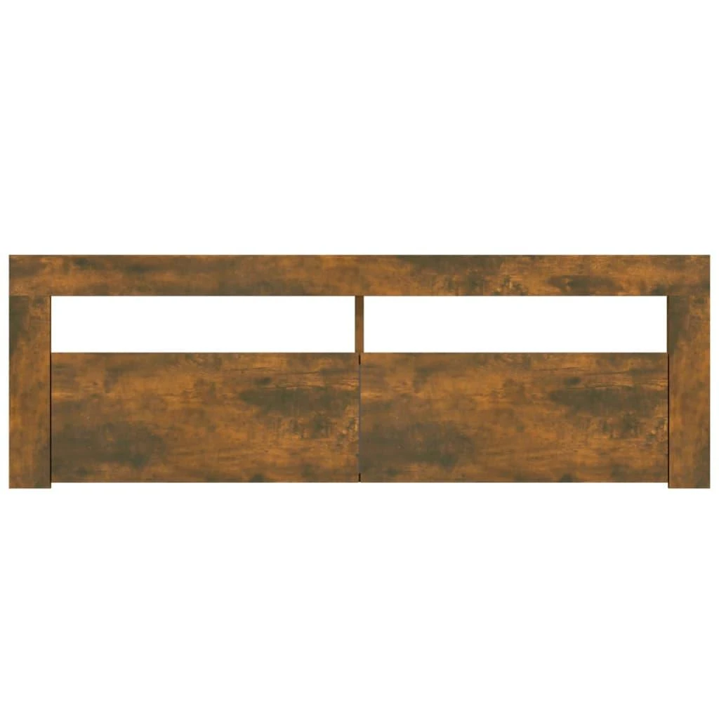 TV staliukas Televizoriaus spintelė su LED, dūminio ąžuolo, 120x35x40cm