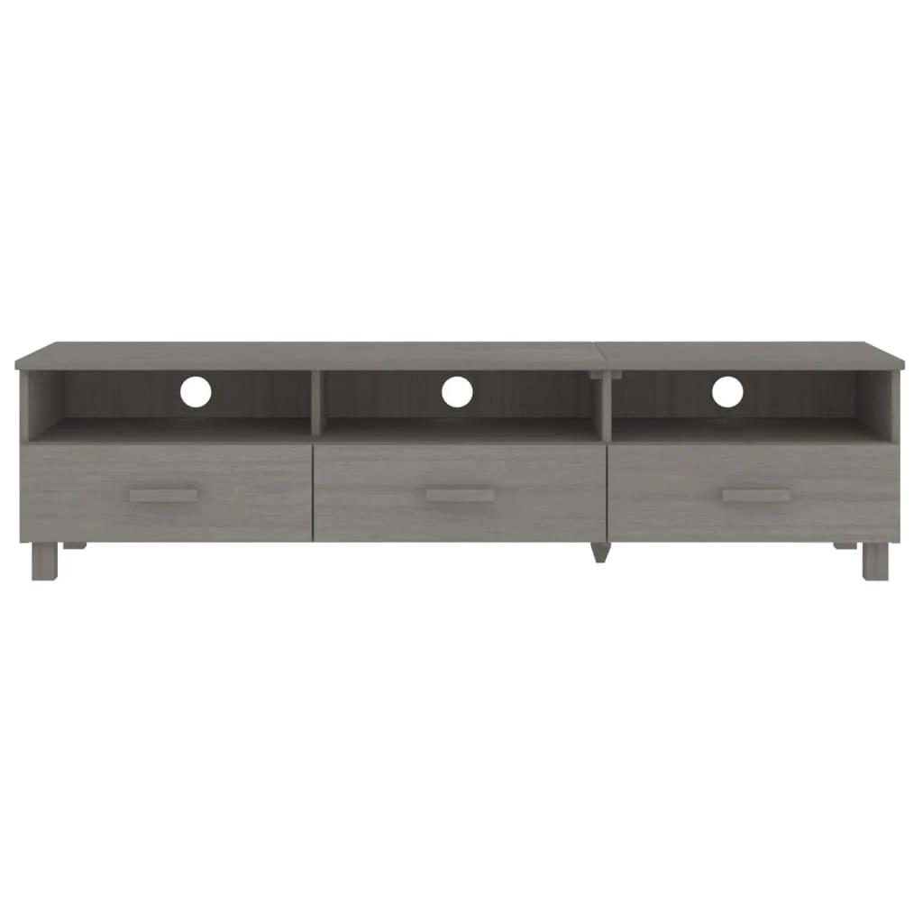 TV staliukas Televizoriaus spintelė HAMAR, pilka, 158x40x40cm, pušis