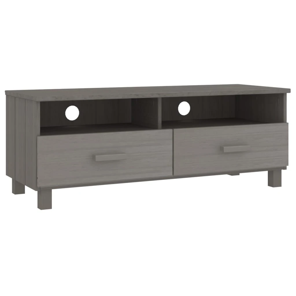 TV staliukas Televizoriaus spintelė HAMAR, pilka, 106x40x40cm, pušis