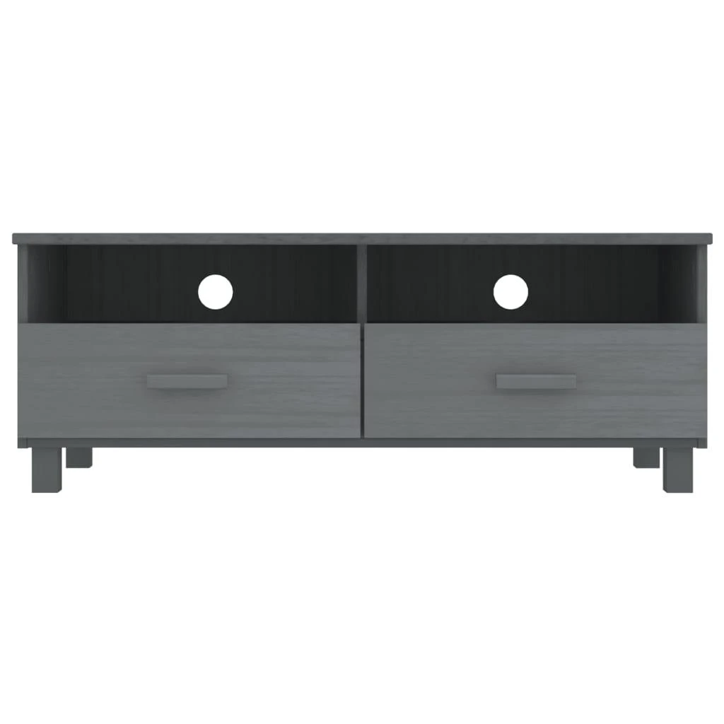 TV staliukas Televizoriaus spintelė HAMAR, tamsiai pilka, 106x40x40cm, pušis