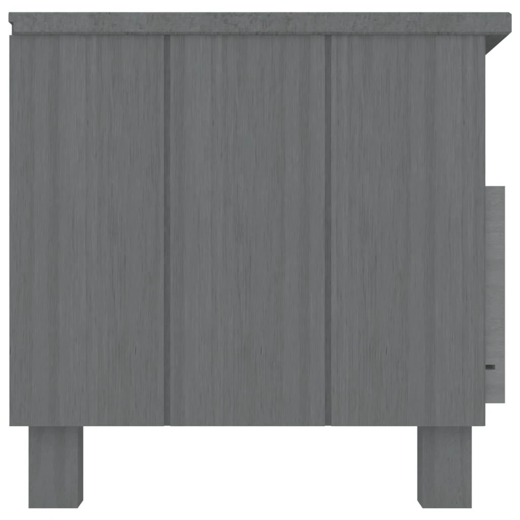 TV staliukas Televizoriaus spintelė HAMAR, tamsiai pilka, 106x40x40cm, pušis