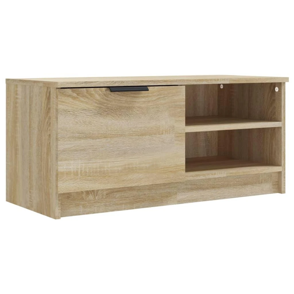 TV staliukas Televizoriaus spintelės, 2vnt., ąžuolo, 80x35x36,5cm, mediena