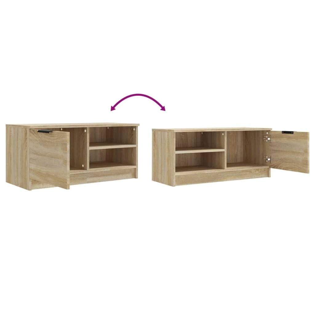 TV staliukas Televizoriaus spintelės, 2vnt., ąžuolo, 80x35x36,5cm, mediena