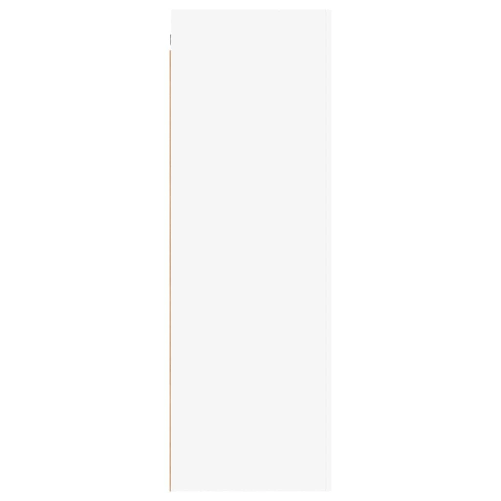 TV staliukas Televizoriaus spintelės, 2vnt., baltos, 30,5x30x90cm, mediena