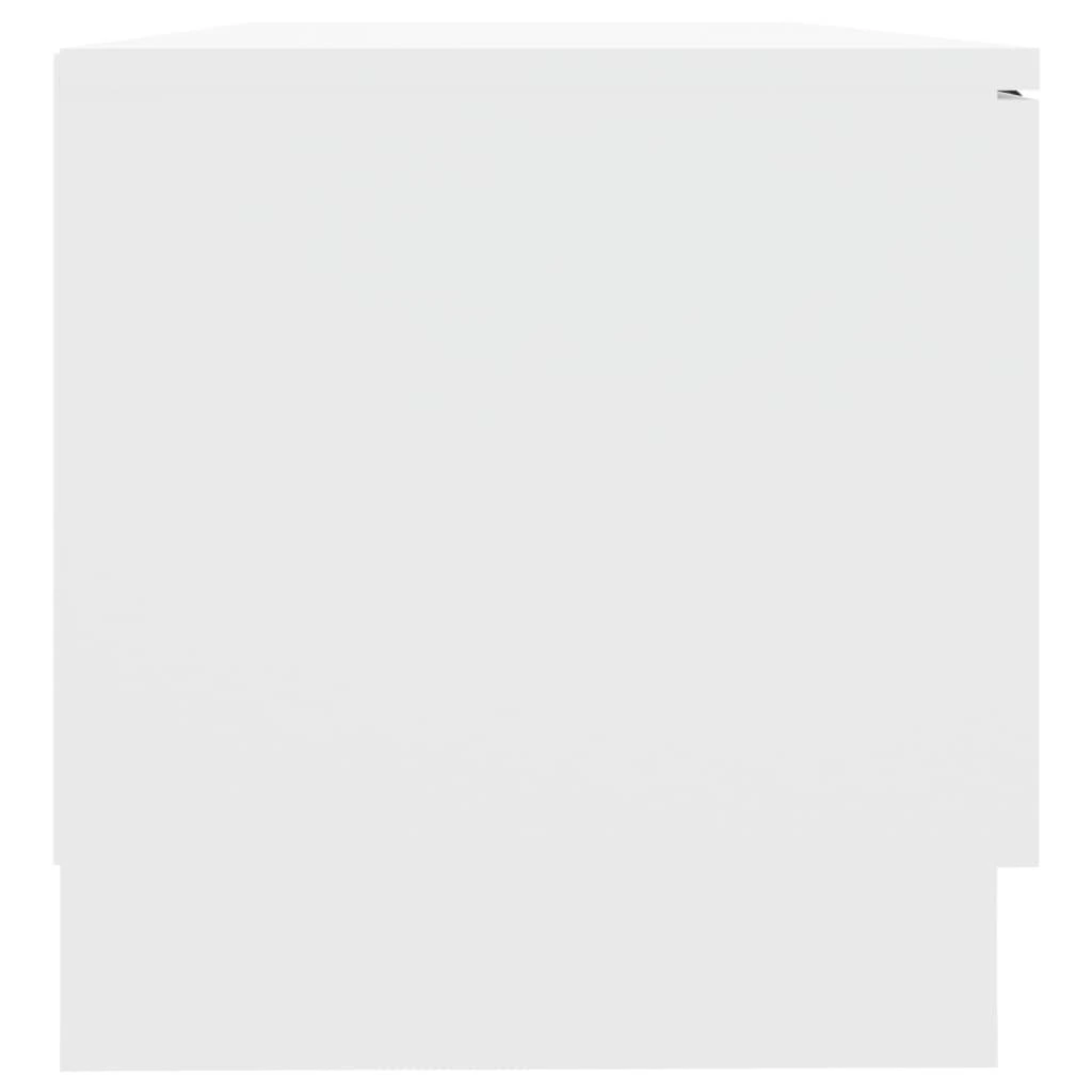 TV staliukas Televizoriaus spintelės, 2vnt., baltos, 80x35x36,5cm, mediena