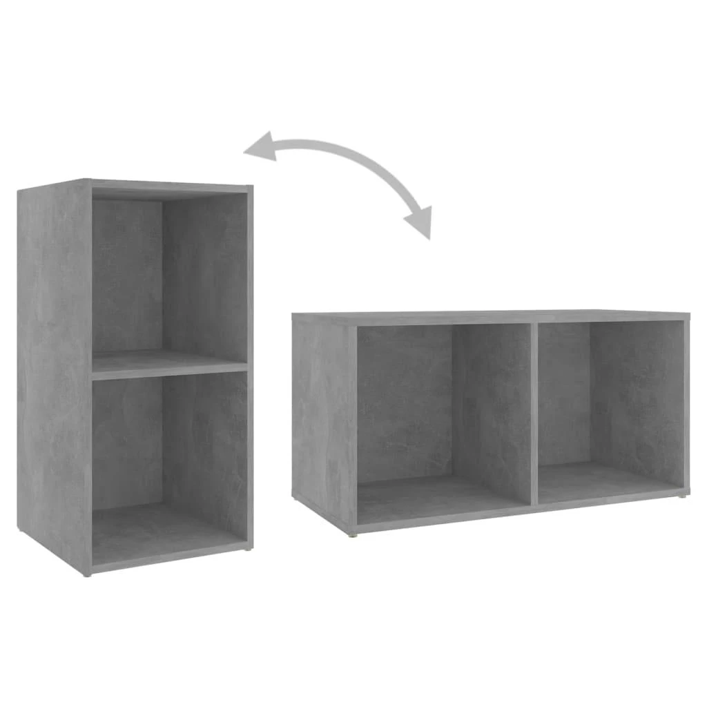 TV staliukas Televizoriaus spintelės, 2vnt., betono, 72x35x36,5cm, mediena