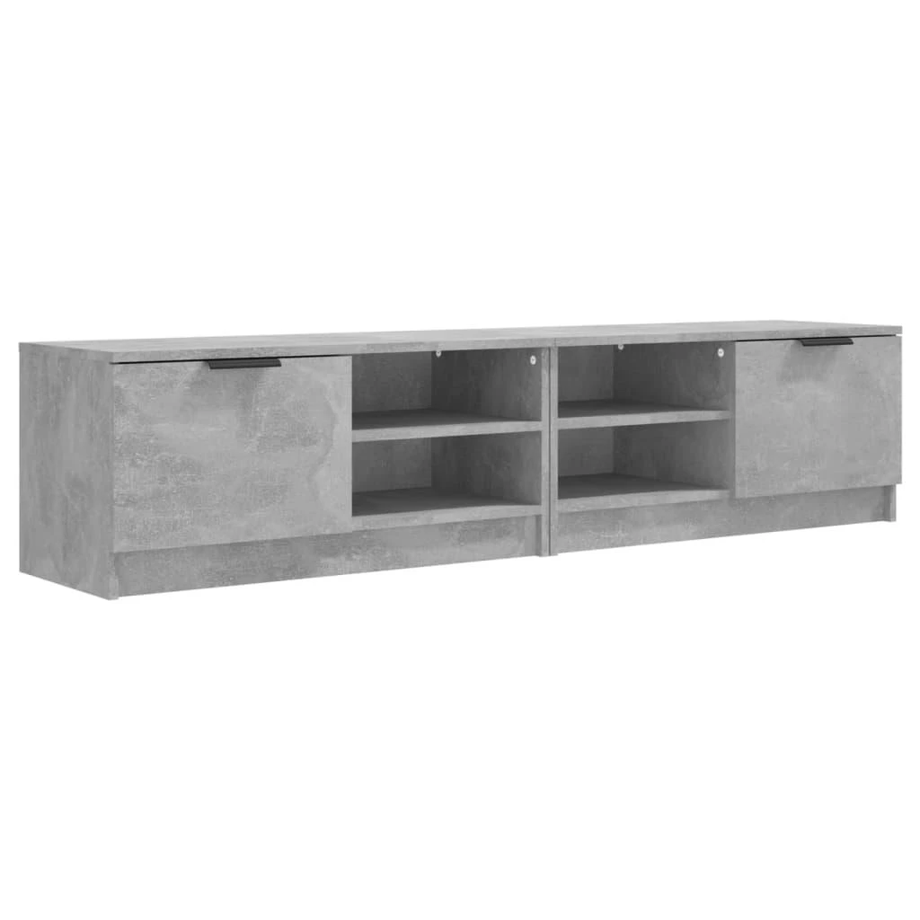 TV staliukas Televizoriaus spintelės, 2vnt., pilkos, 80x35x36,5cm, mediena