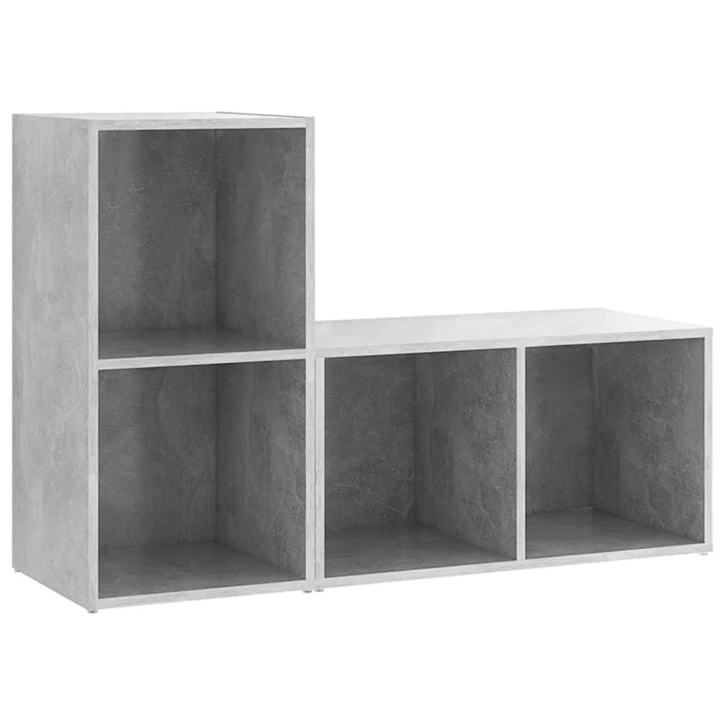 TV staliukas Televizoriaus spintelės, 2vnt., betono, 72x35x36,5cm, mediena
