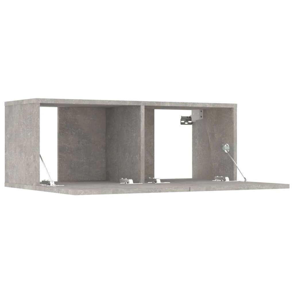 TV staliukas Televizoriaus spintelės, 2vnt., betono, 80x30x30cm, mediena