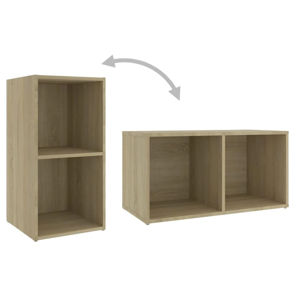 TV staliukas Televizoriaus spintelės, 4vnt., ąžuolo, 72x35x36,5cm, mediena