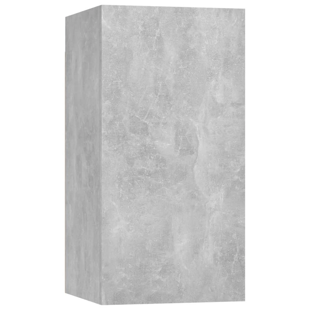 Televizoriaus spintelės, 4vnt., pilkos, 30,5x30x60cm, MDP