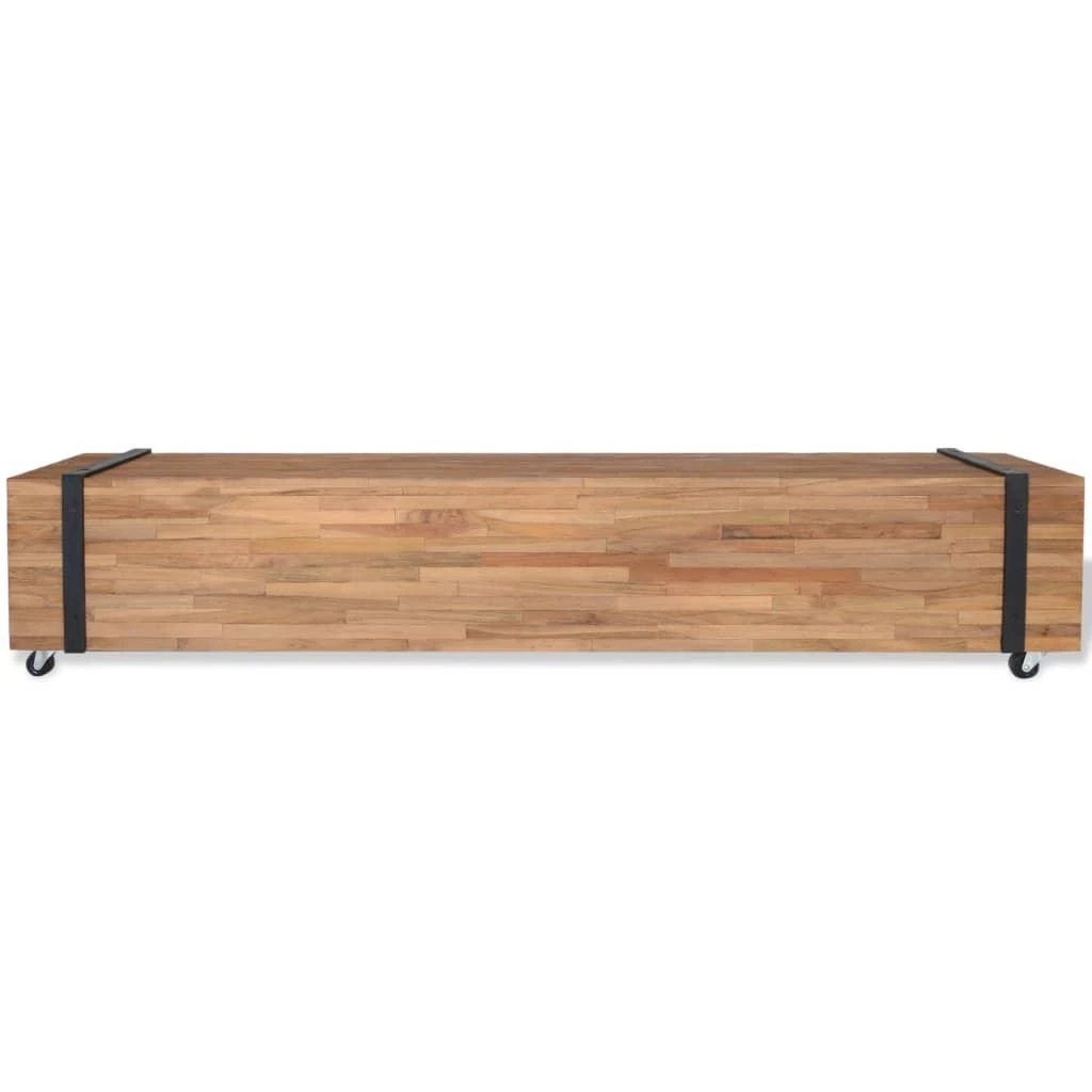 TV staliukas Televizoriaus staliukas, 110x30x32,5cm, tikmedžio masyvas