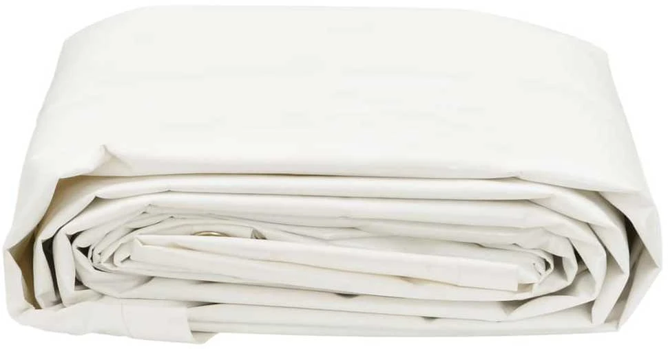 Tentas, baltos spalvos, 1x2,5m, 650g/m²