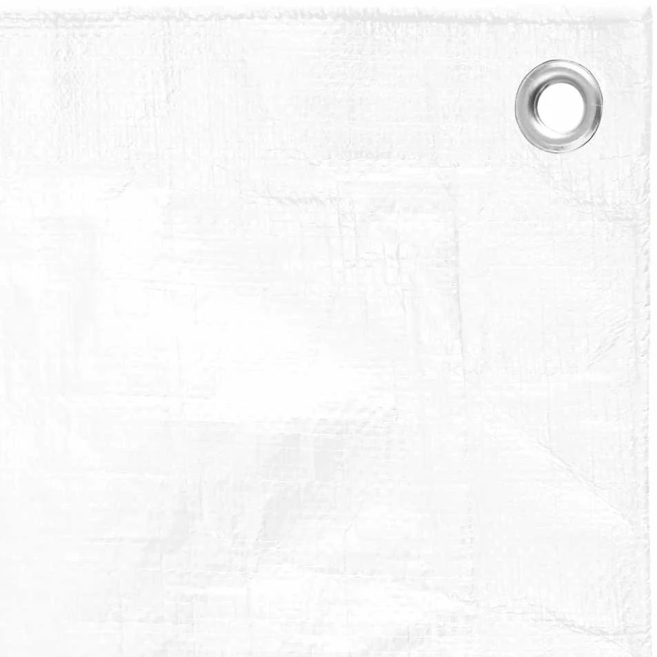 Tentas, baltos spalvos, 4x4m, 180g/m², HDPE