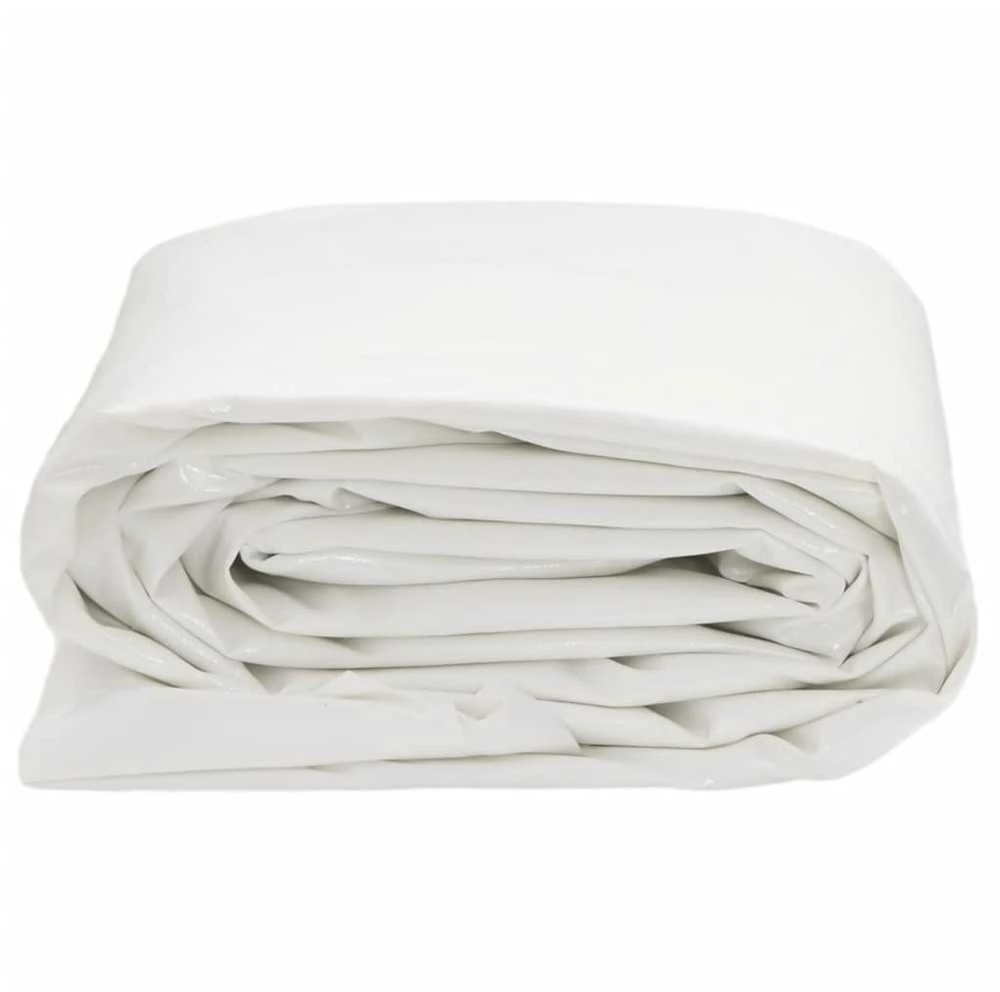 Tentas, baltos spalvos, 5x7m, 650g/m²