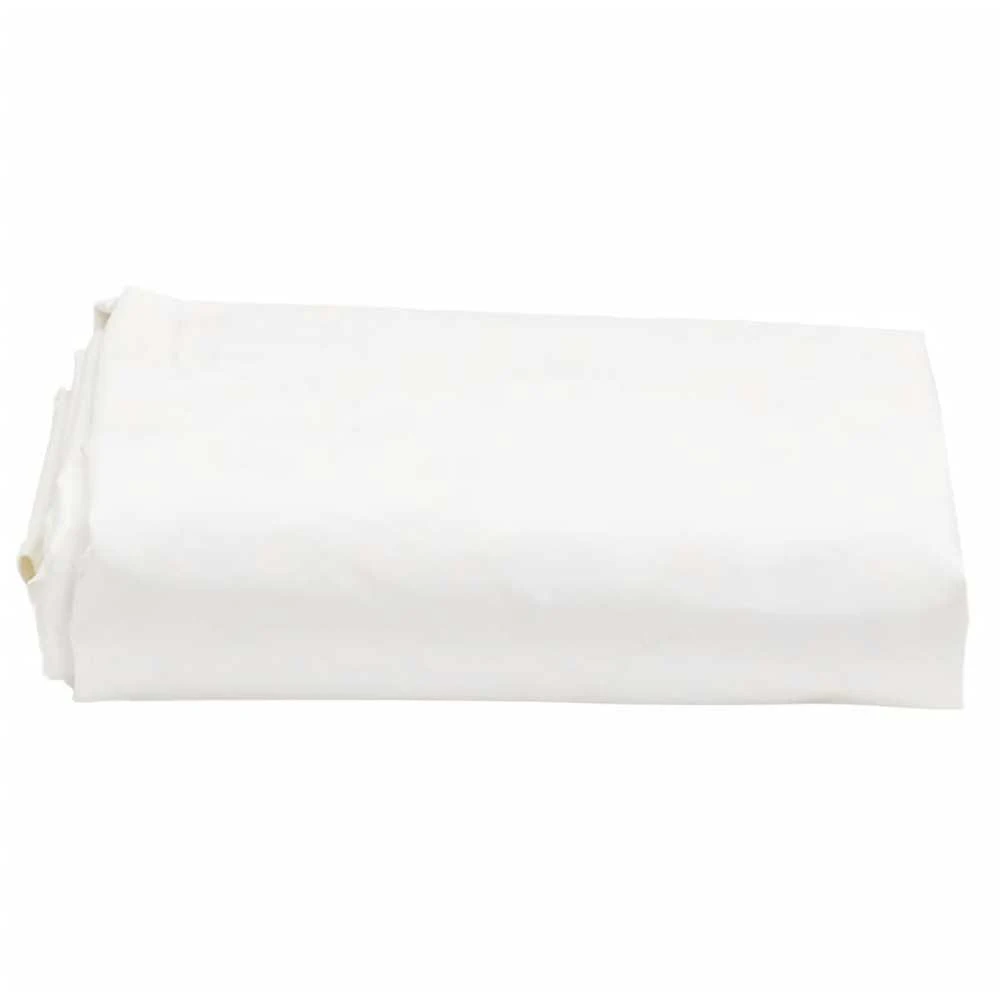 Tentas, baltos spalvos, 5x8m, 650g/m²
